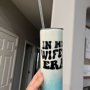 Gradient Tumbler with Straw
